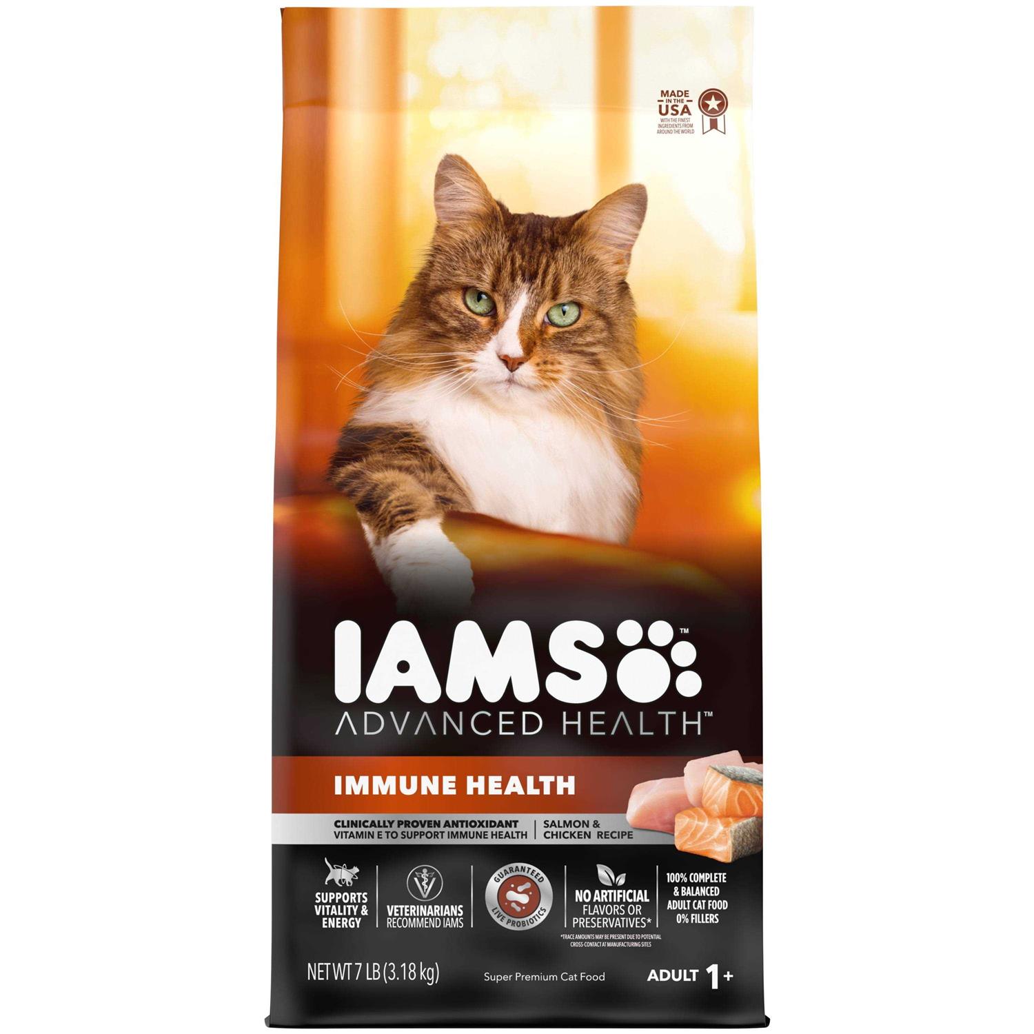 Iams Advanced Health Immune Health Salmon Chicken Recipe Adult Dry Cat Food