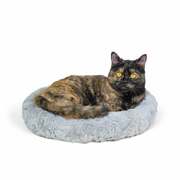 Best Friends by Sheri Faux Fur Self Warming Cat Bed