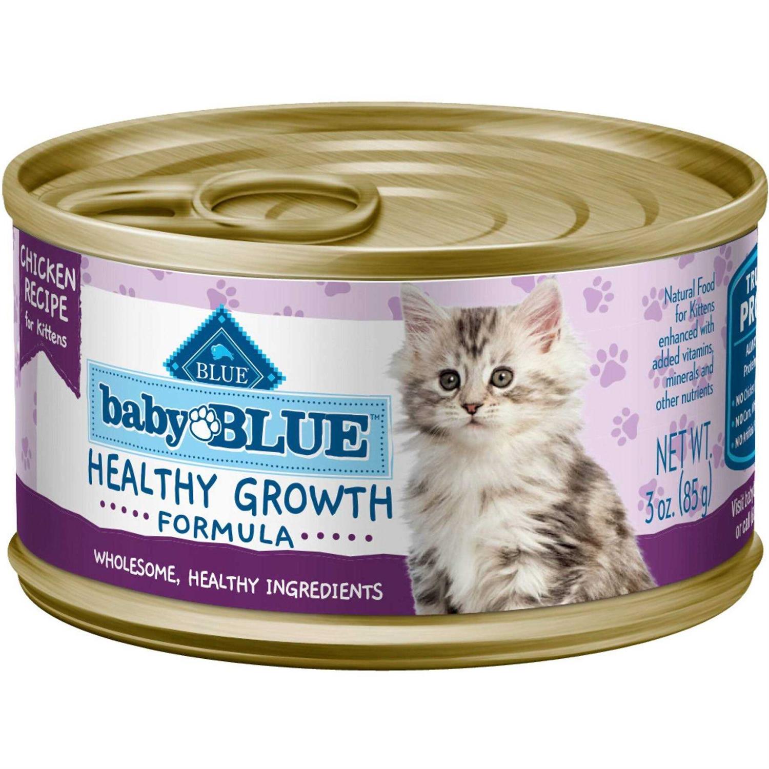 Blue Buffalo Baby Blue Wet Kitten Food Healthy Growth Formula Chicken