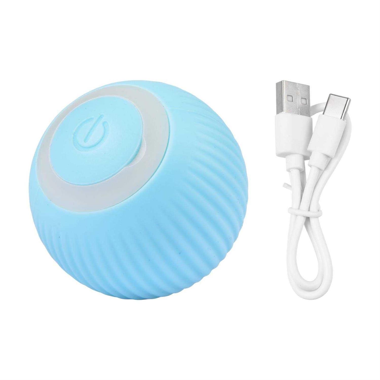 Interactive Pet Ball Peppy Pet Ball Cat Toys Automatic Rolling Ball Automatic Moving Bouncing Rotating Ball Pet Ball Toys for Pet Dog Cat