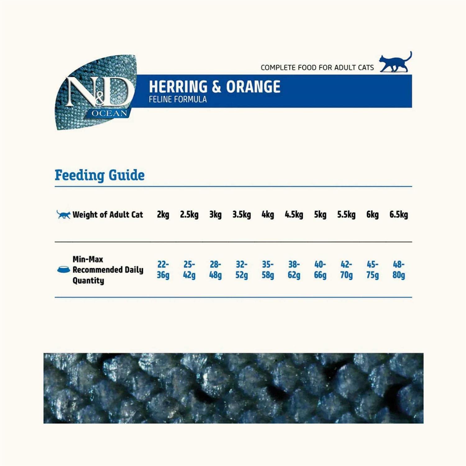 Alternative view of Farmina N&D Ocean Herring & Orange Adult Dry Cat Food