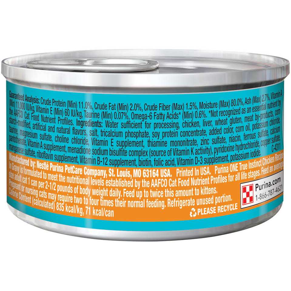 Alternative view of Purina ONE True Instinct Wet Cat Food Chicken
