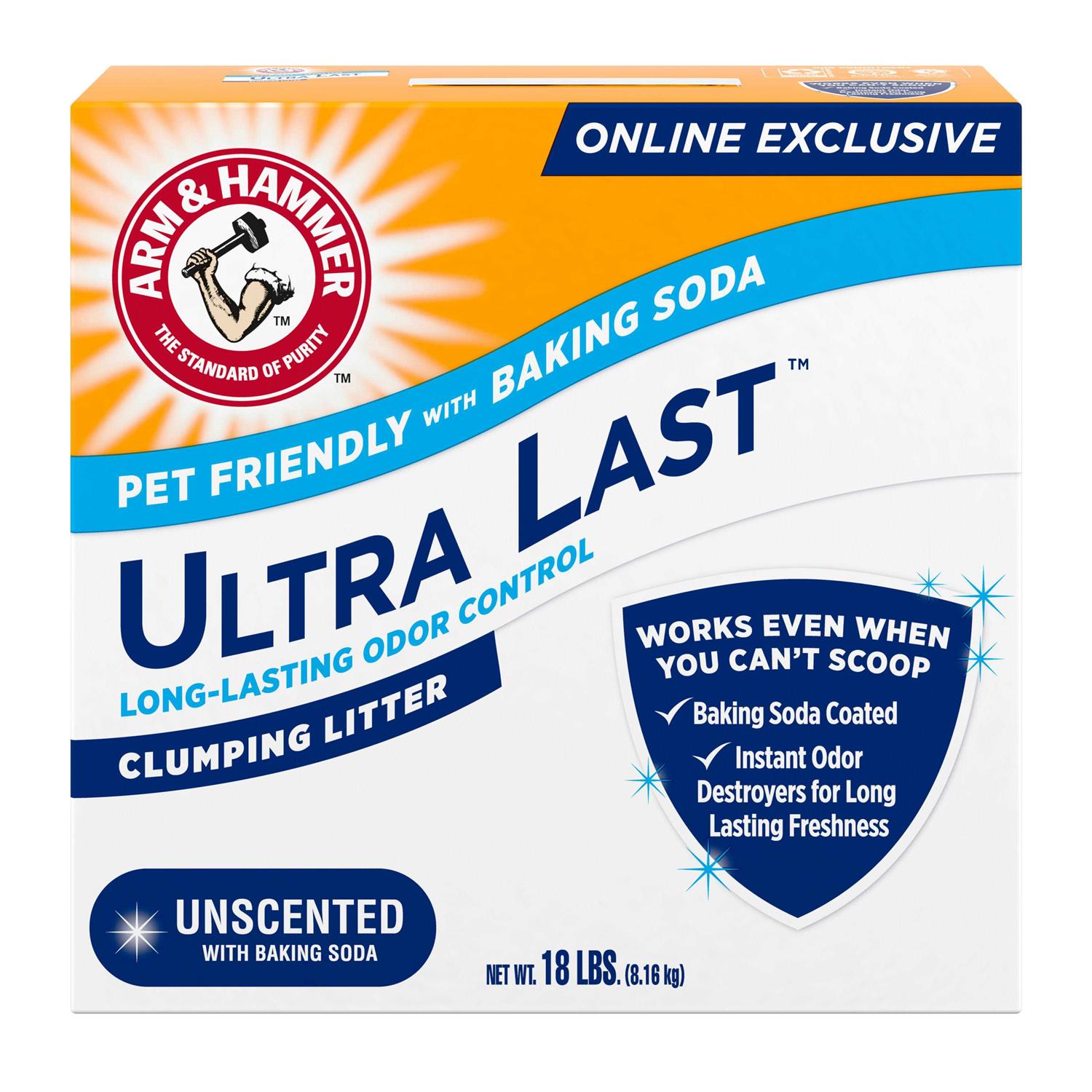 Arm & Hammer Arm Hammer Ultra Last Unscented Clumping Cat Litter