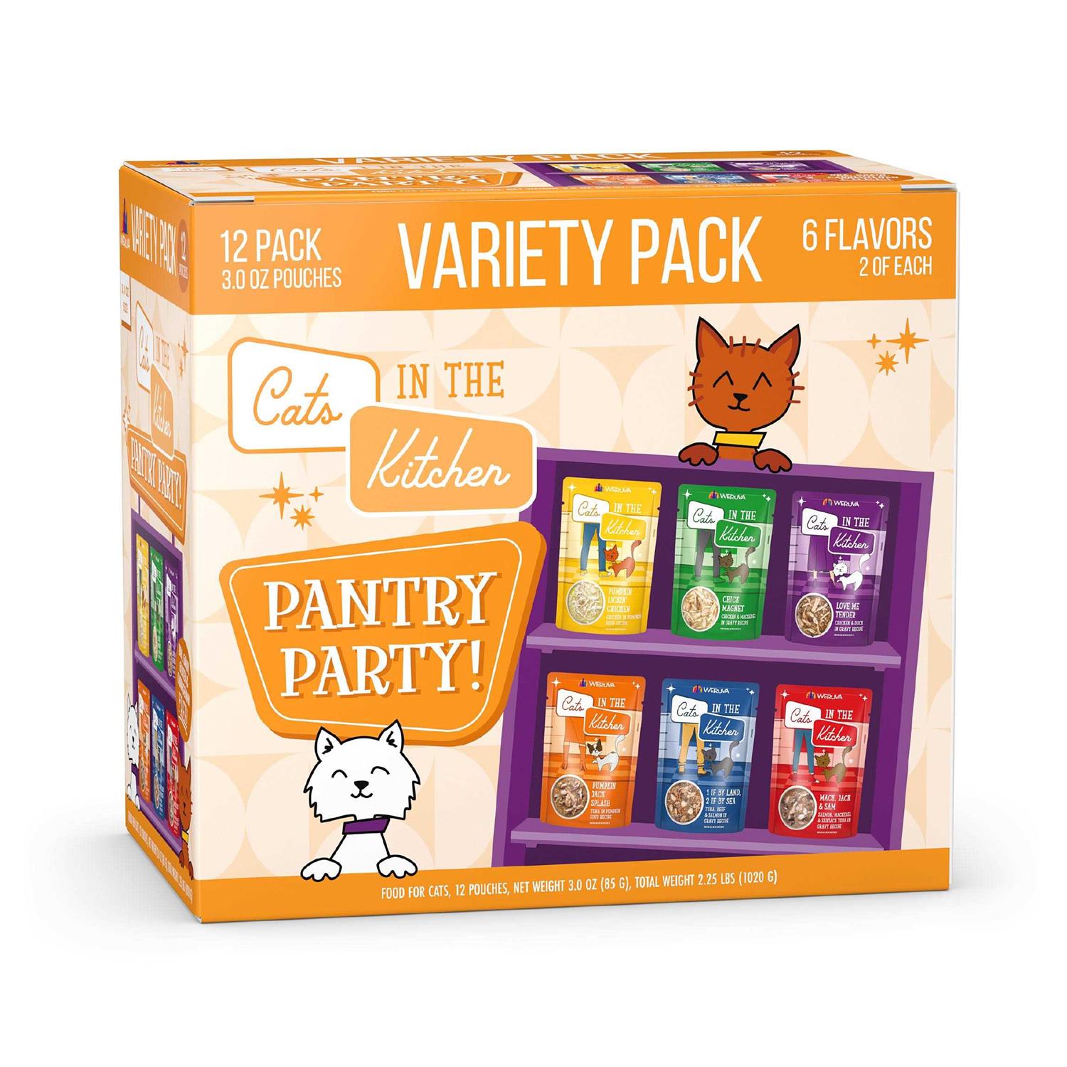 Weruva Cat Food Cats in the Kitchen Variety Pack Pouch
