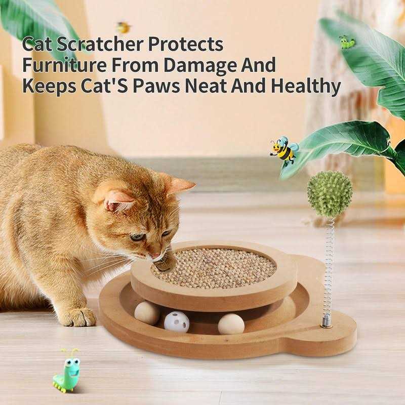 Alternative view of Sancagy Cat Scratcher 3rd Generation Cat Scratching Board 3 In1 Cat Toys for Indoor Cats