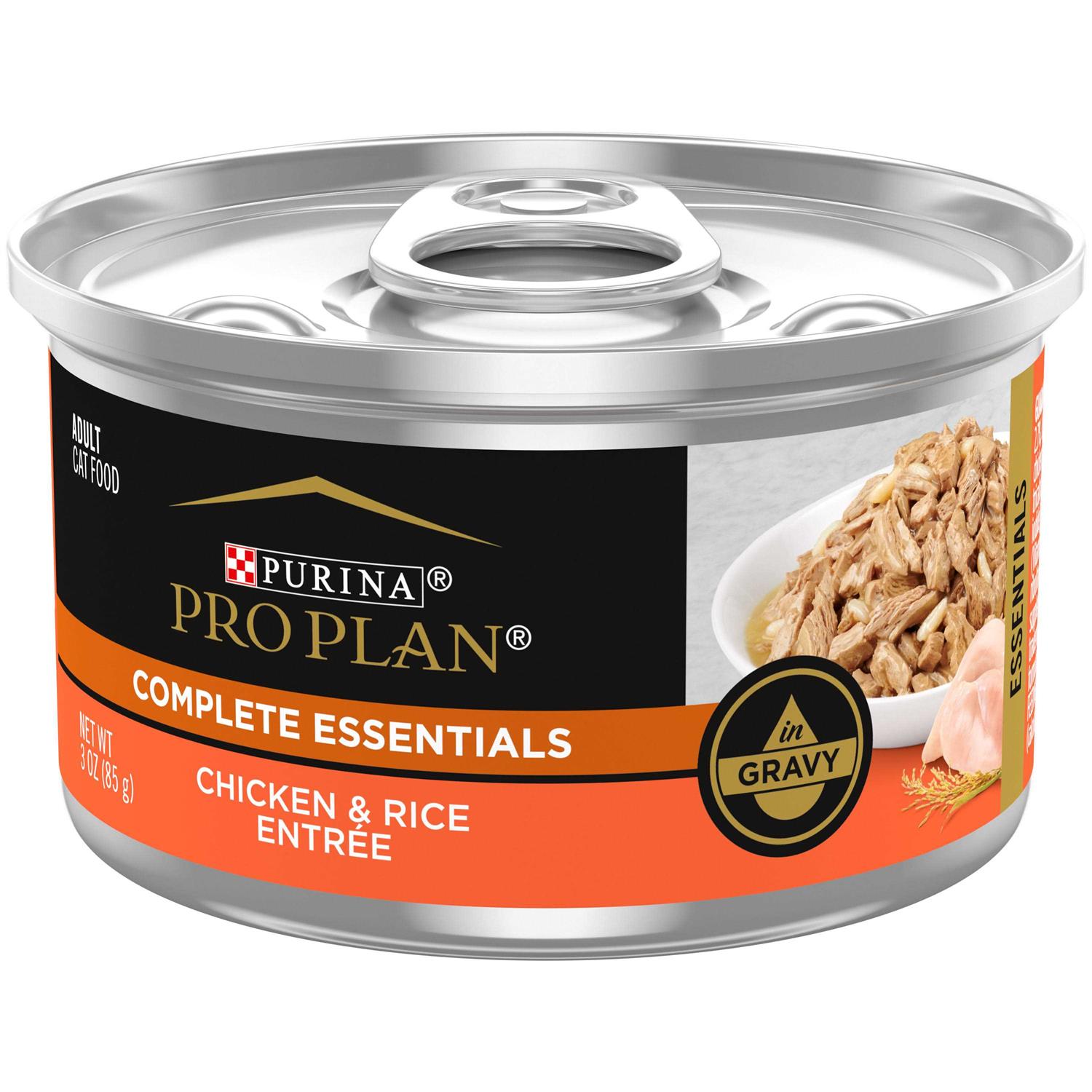Purina Pro Plan Adult Cat Food Chicken & Rice Entree