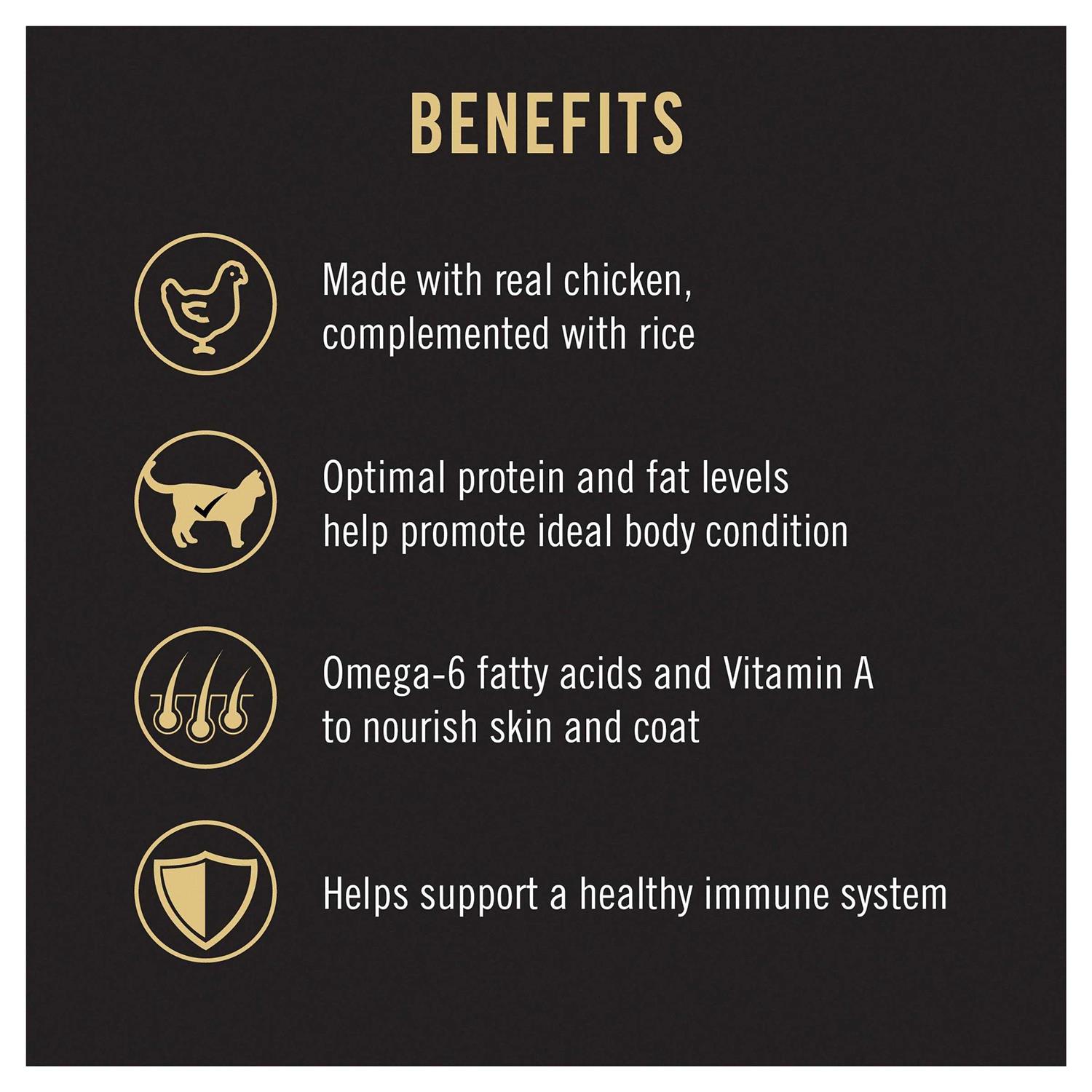 Alternative view of Purina Pro Plan Adult Cat Food Chicken & Rice Entree