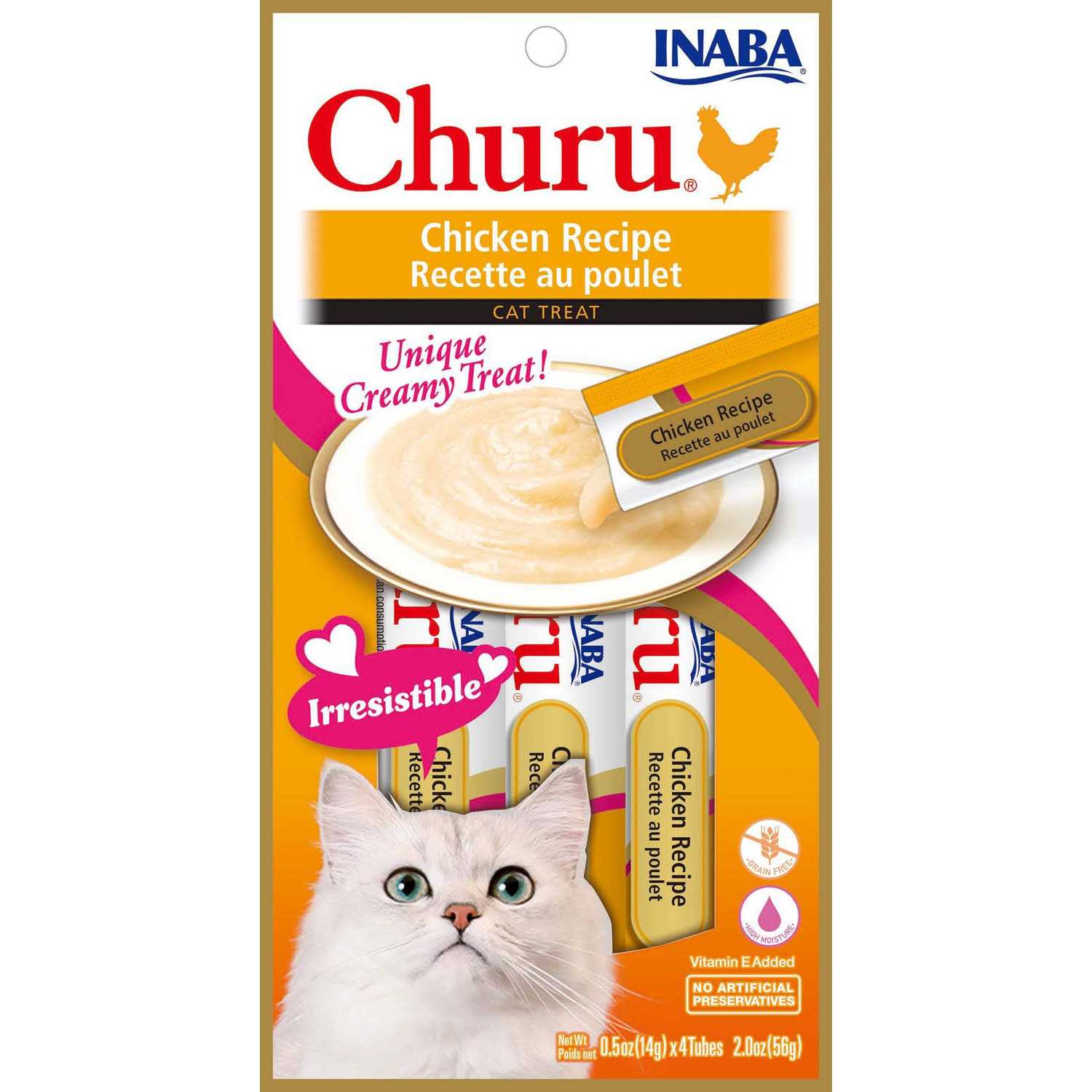 Alternative view of Inaba Churu Cat Treat Chicken Recipe