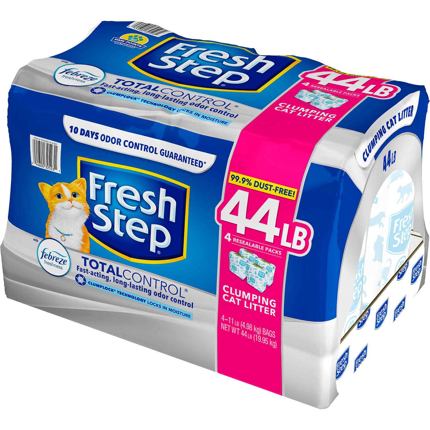 Fresh Step Total Control Scented Litter Febreze