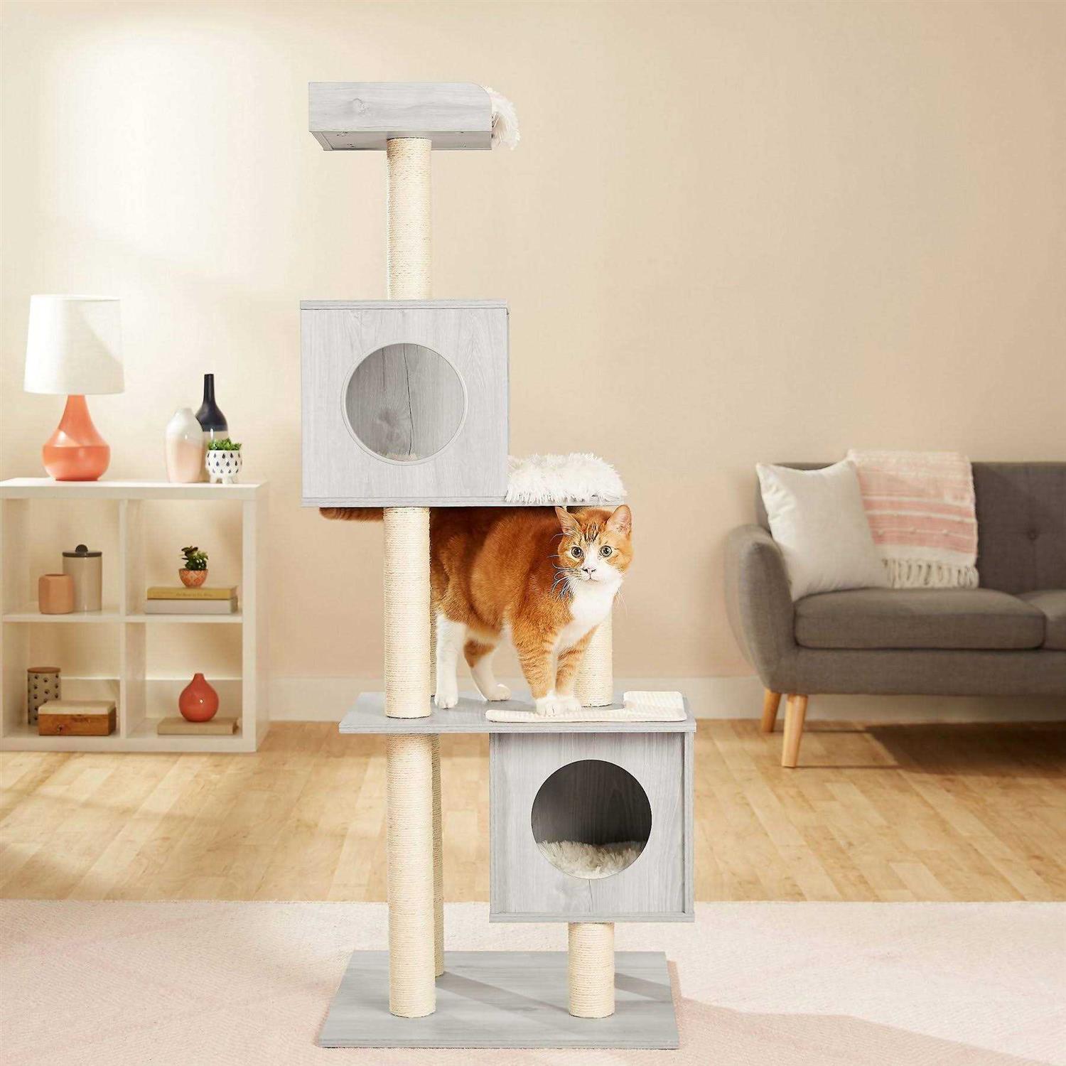 Frisco 62-in Modern Cat Tree Condo