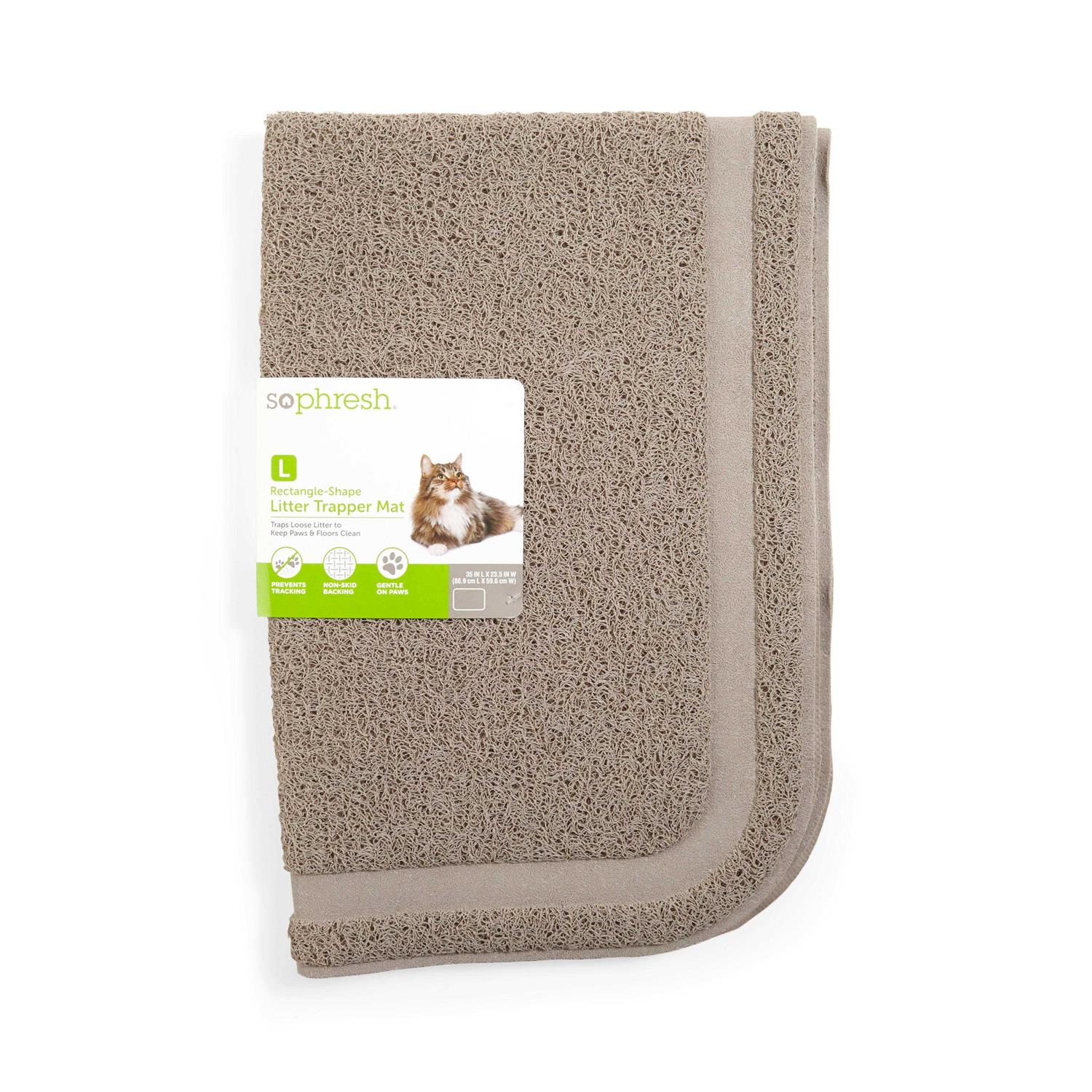 So Phresh Rectangle Shape Cat Litter Trapper Mat