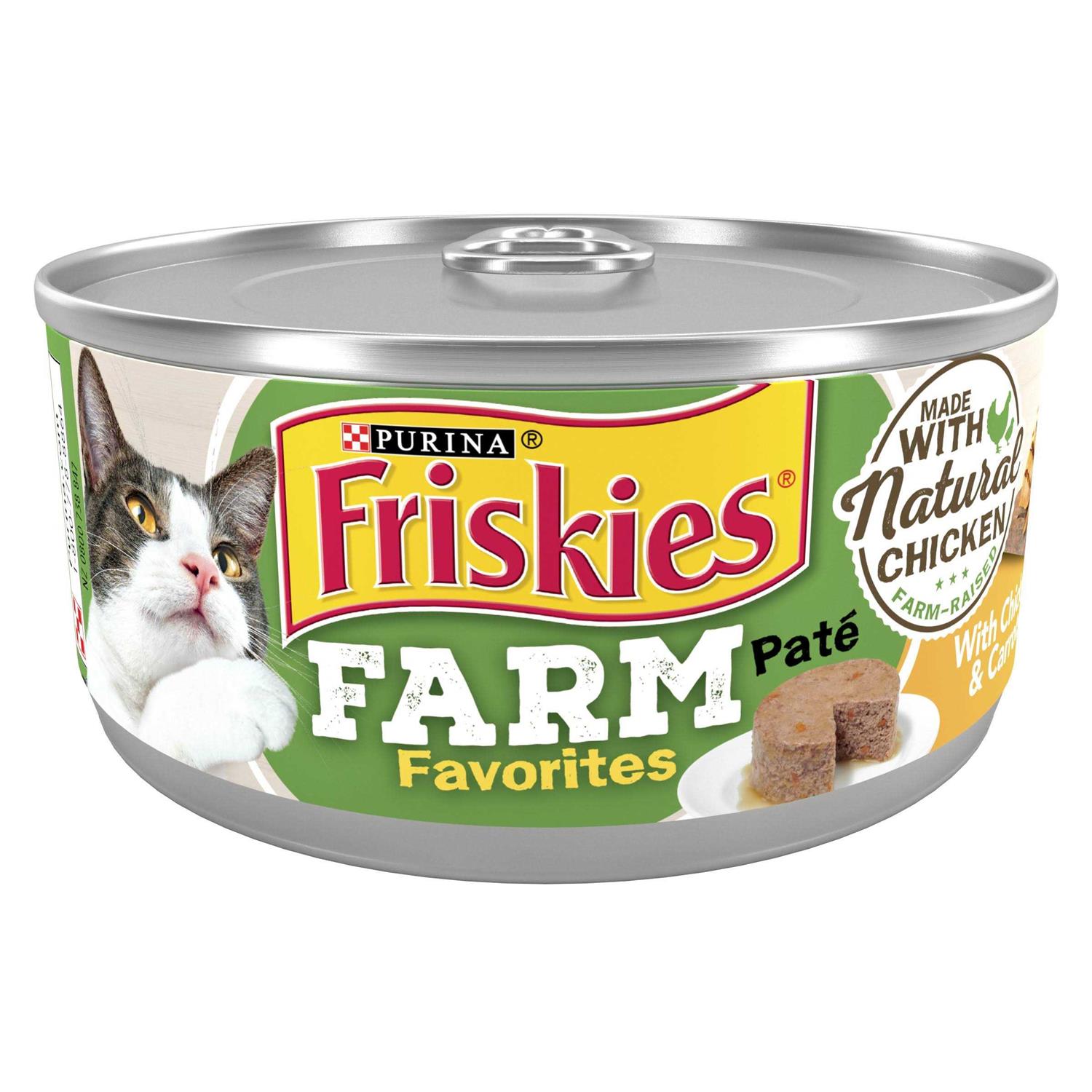 Purina Friskies Farm Favorites Pate Wet Cat Food Chicken