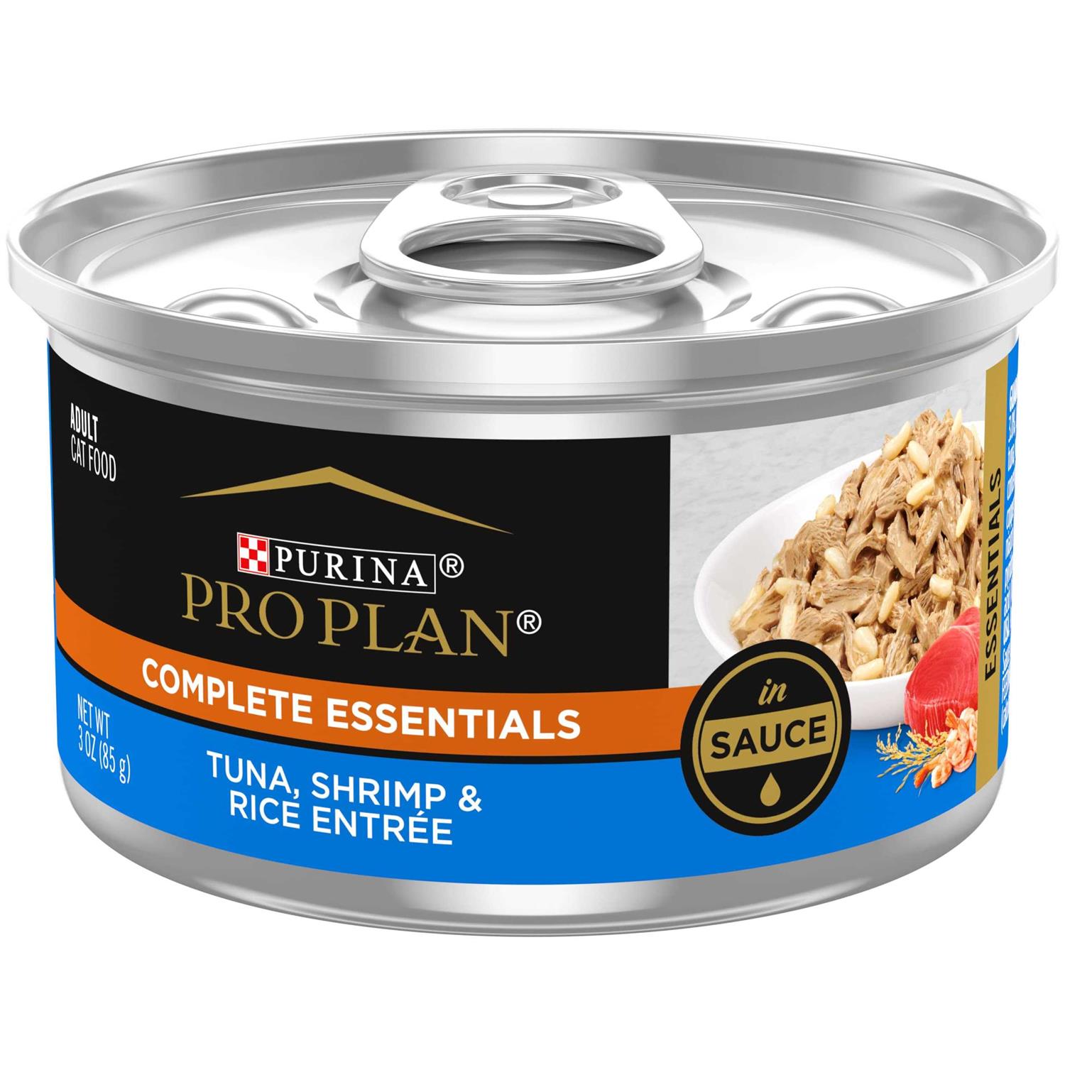 Purina Pro Plan Savor Adult Tuna Shrimp & Rice Entree in Sauce Canned Cat Food