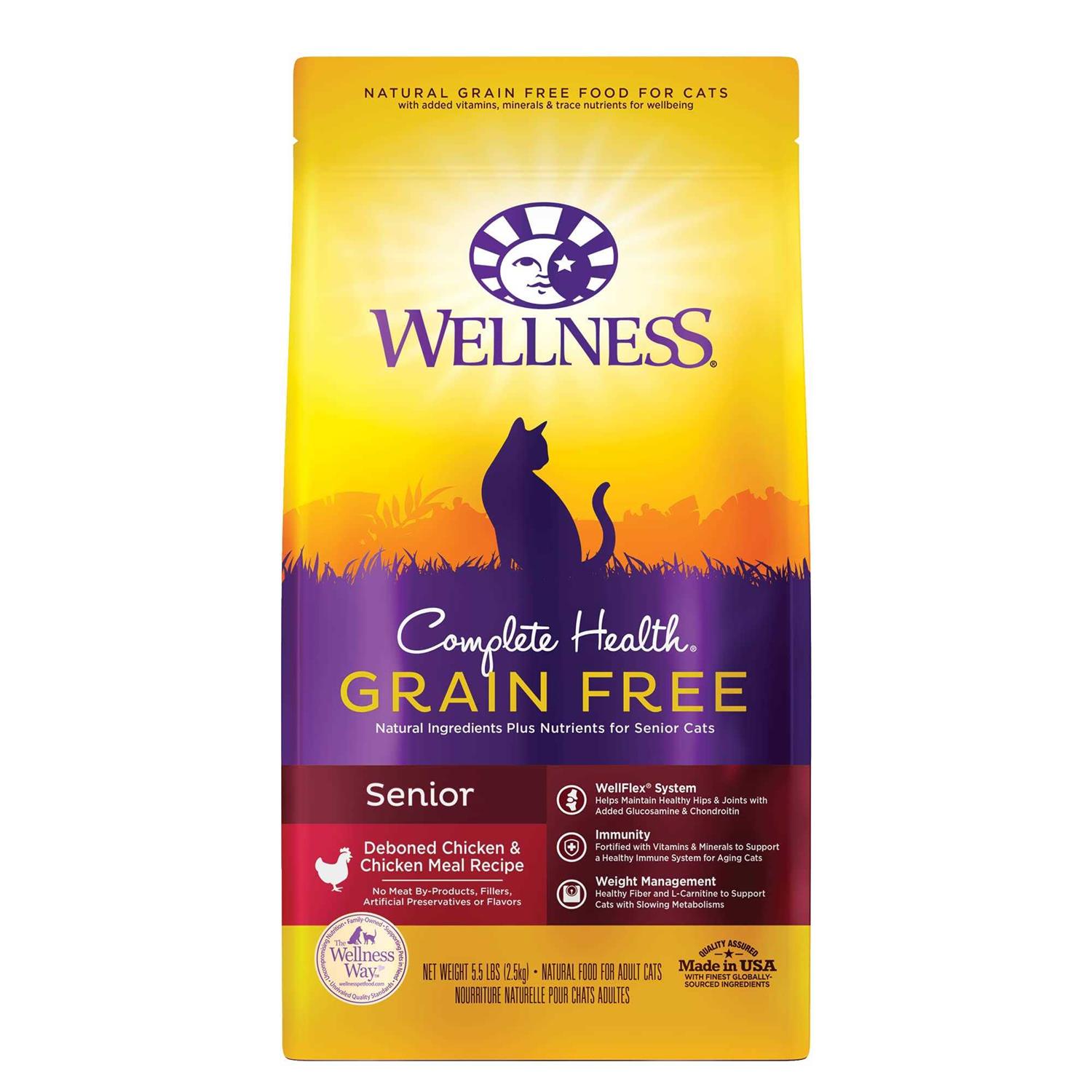 Wellness Complete Health Grain Free Senior Dry Cat Food