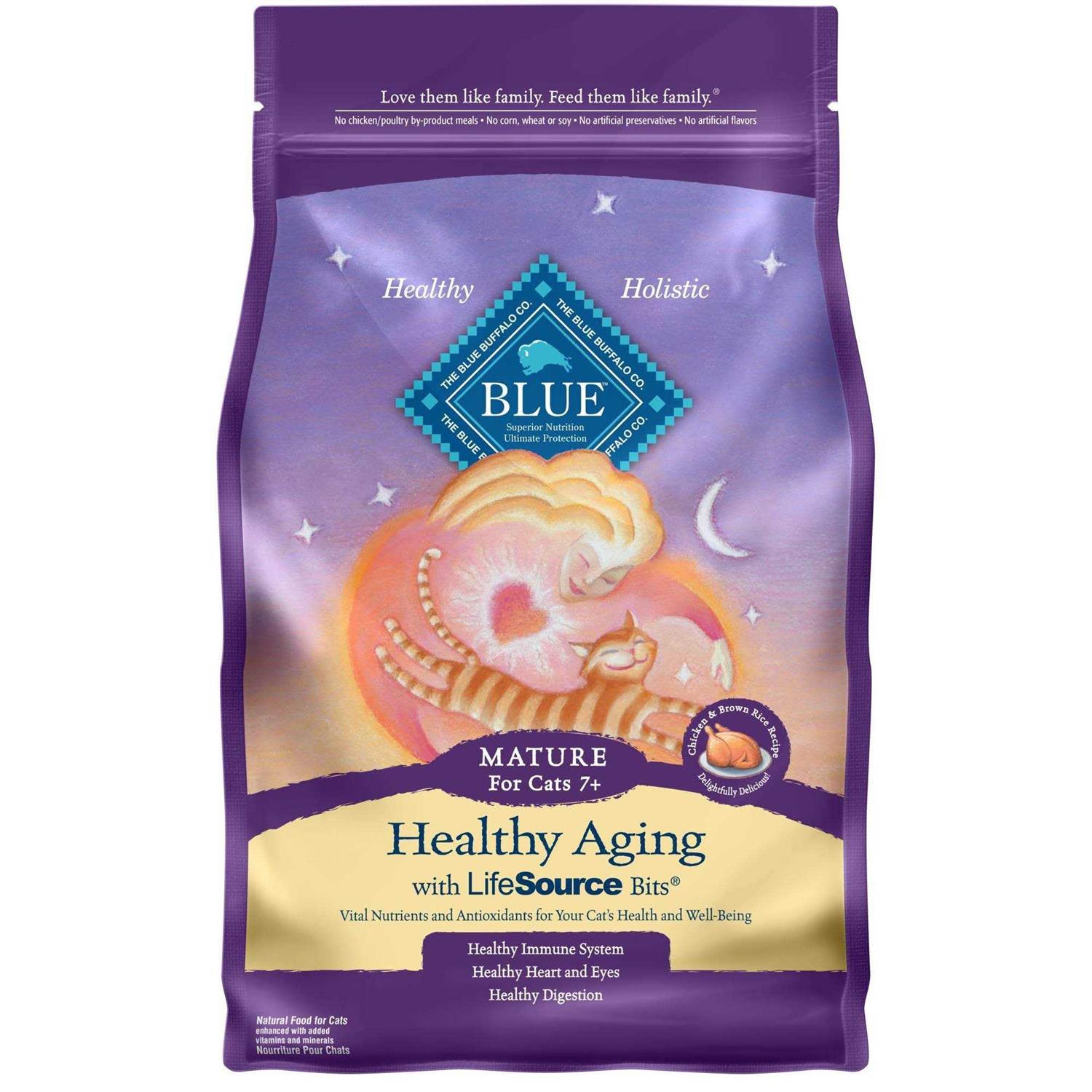 Alternative view of Blue Buffalo Tastefuls Natural Chicken Adult 7+ Dry Cat Food