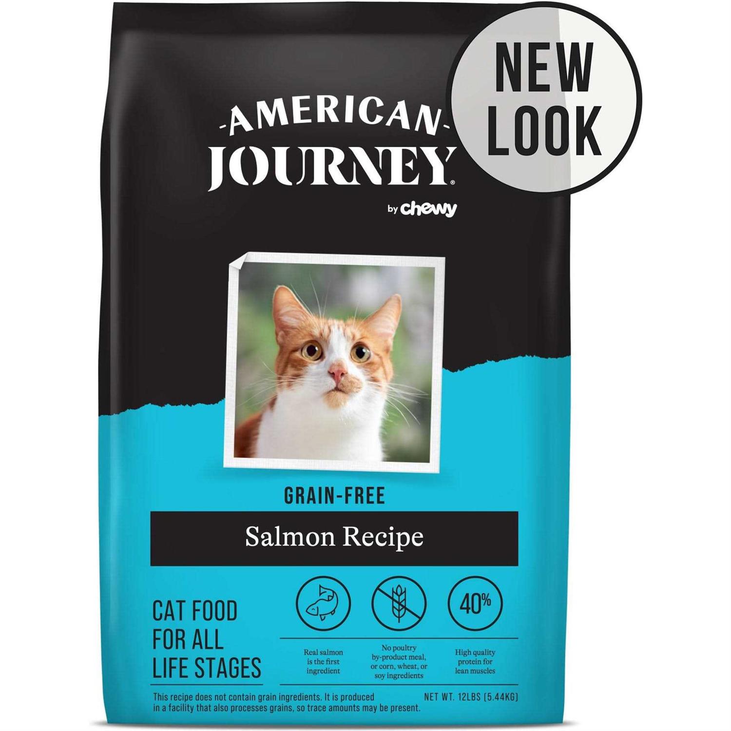 American Journey Recipe Salmon Grain-Free Dry Cat Food