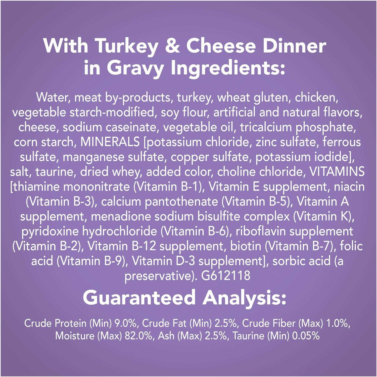 Alternative view of Purina Friskies Shreds Turkey & Cheese Wet Cat Food