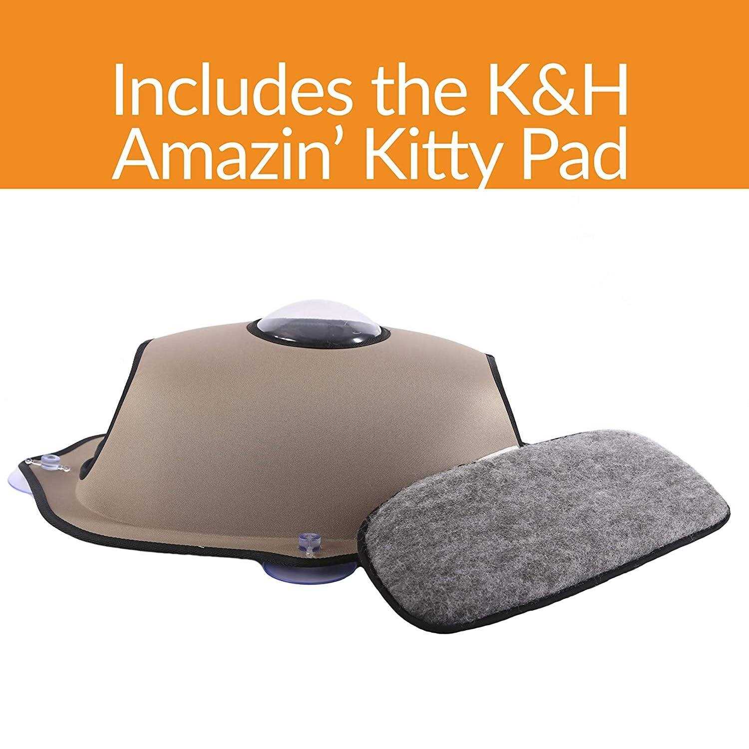 Alternative view of K&H EZ Mount Window Bubble Cat Pod