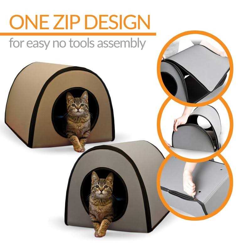 Alternative view of K H Thermo Mod Kitty Shelter