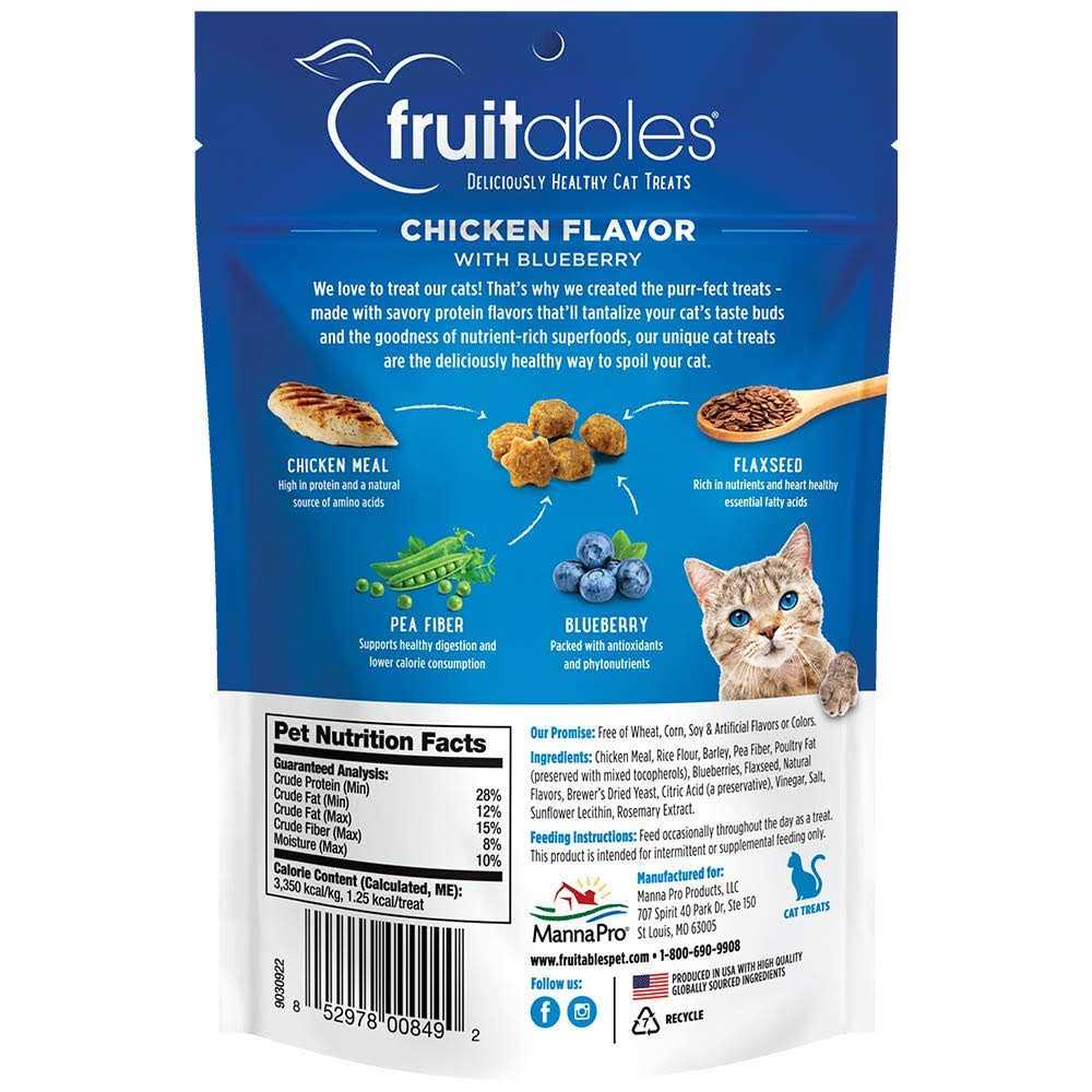 Alternative view of Fruitables Cat Treat 3 Flavor Variety Pack of 2.5oz Bags
