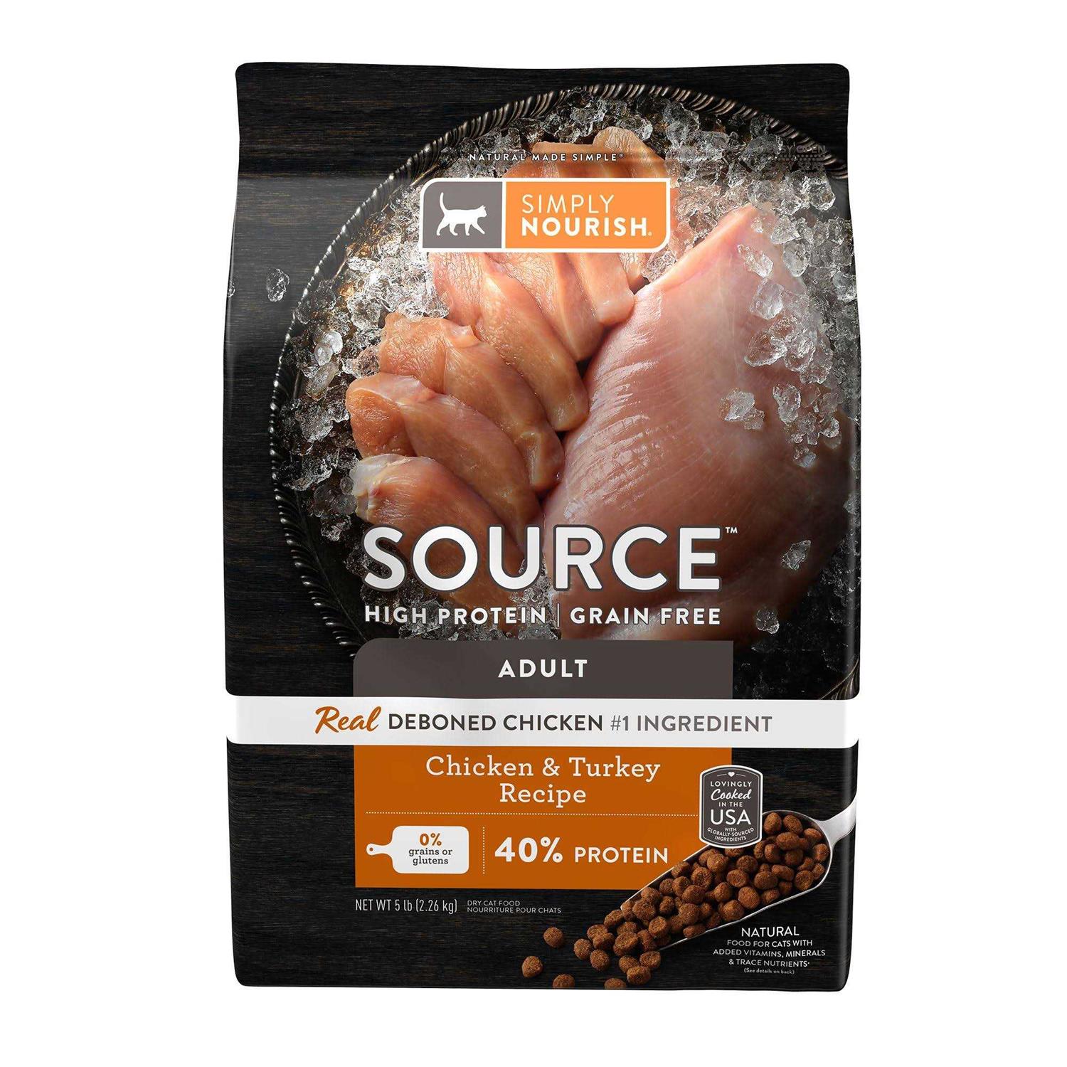 Alternative view of Simply Nourish Source Cat Dry Food Chicken and Turkey