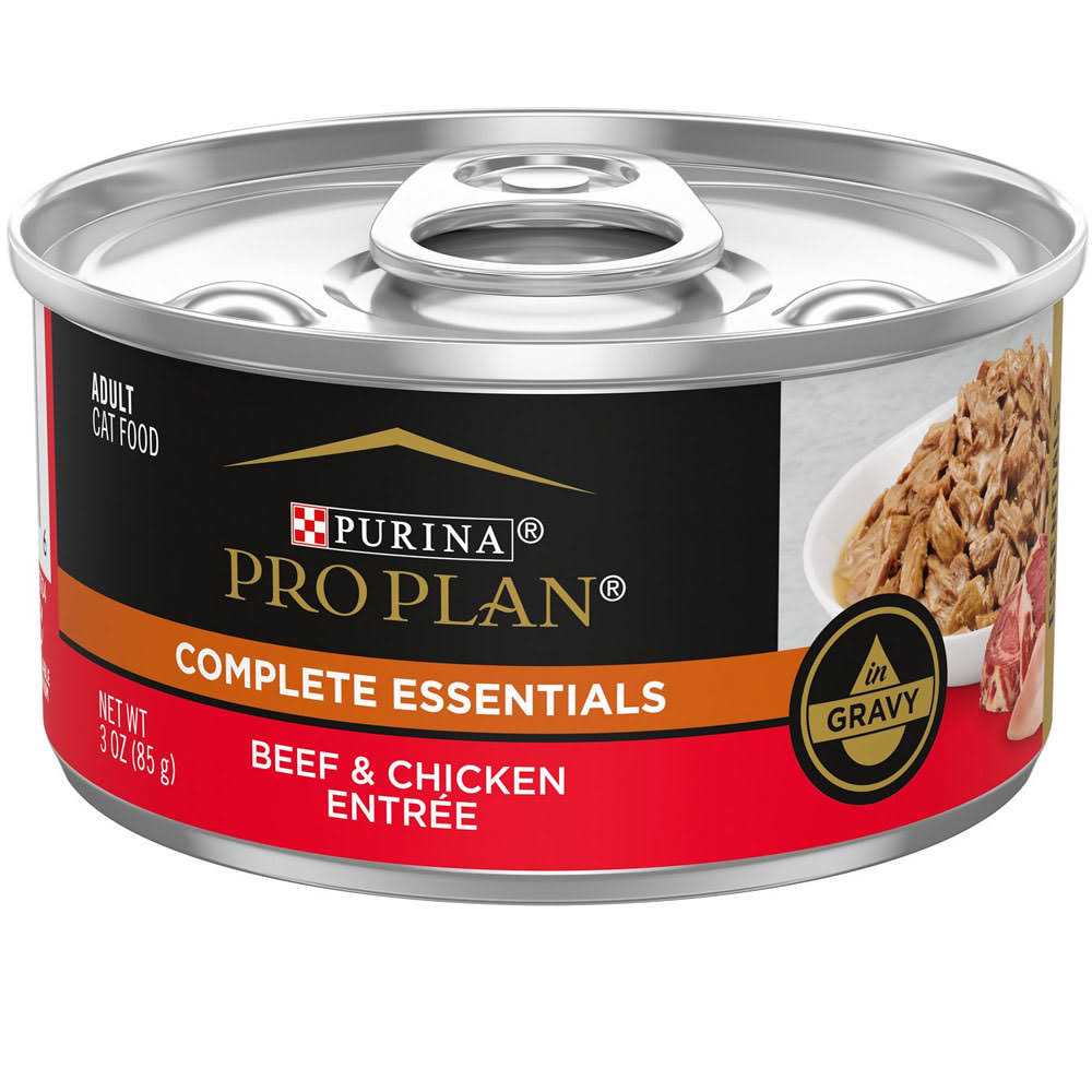 Purina Pro Plan Beef & Chicken Entree in Gravy Cat Food
