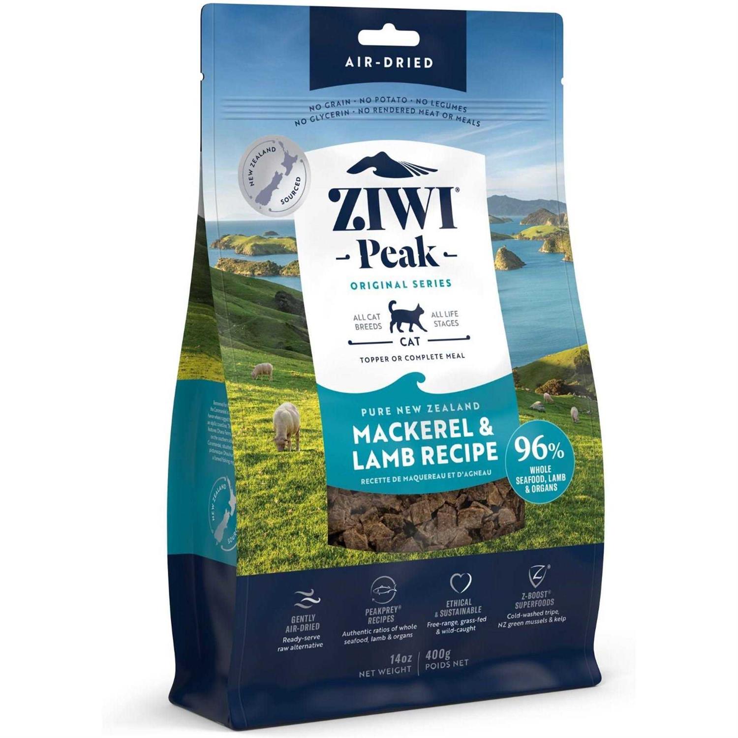 Ziwi Peak Mackerel Lamb Air-Dried Cat Food