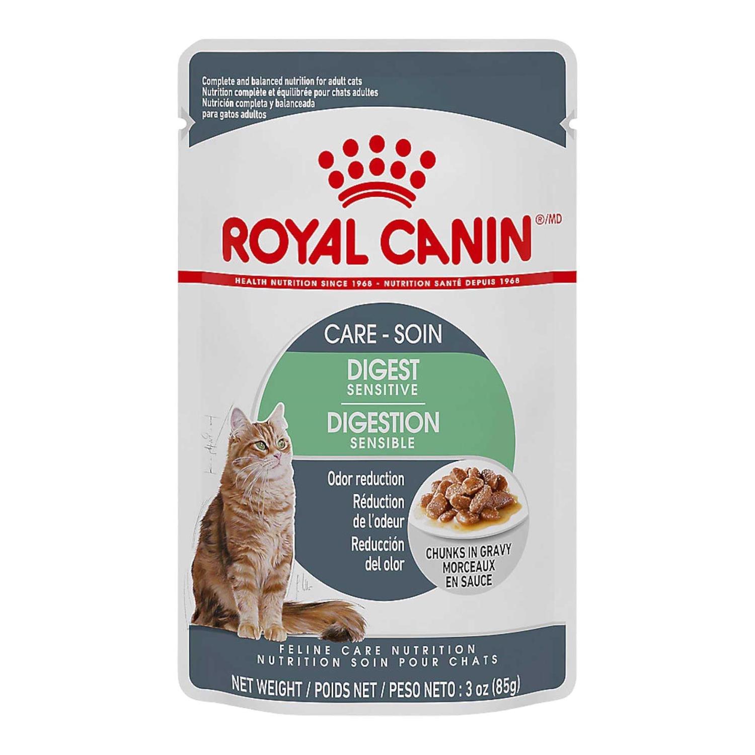 Alternative view of Royal Canin Digest Sensitive Chunks in Gravy adult Cat Food