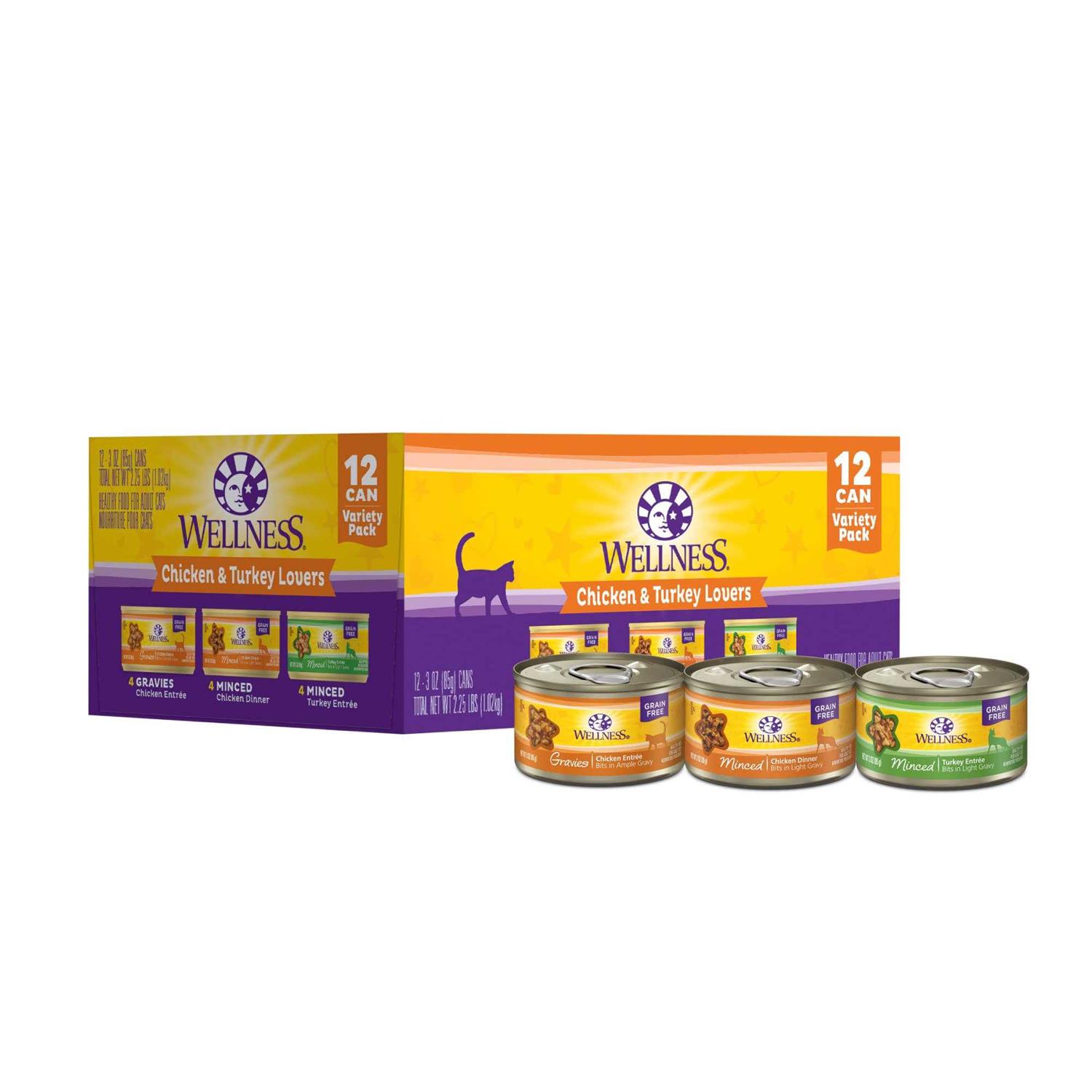 Wellness Chicken & Turkey Lovers Variety Pack