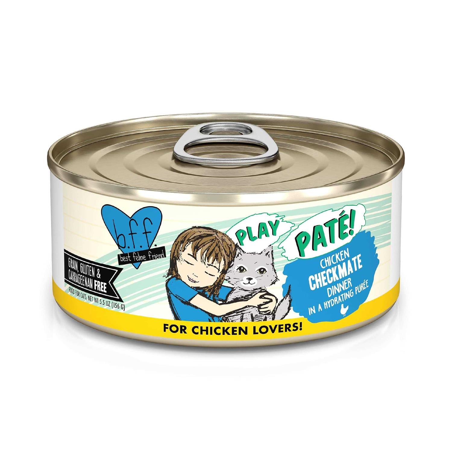 BFF Play Pate Lovers Chicken Checkmate Wet Cat Food