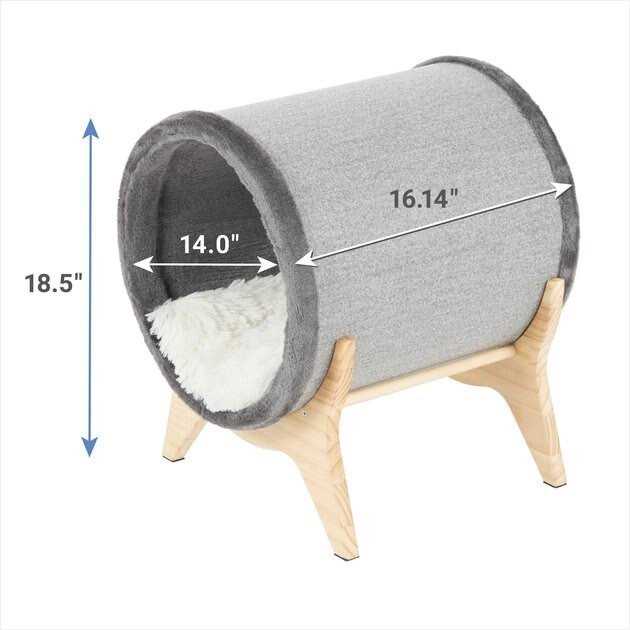 Alternative view of Frisco Modern Elevated Tunnel Cat Bed