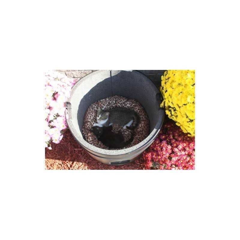 Alternative view of Keg A Tube & Kitty Tube LLC The Kitty Tube-Durable Outdoor Ultra Insulated Cat House with Pillow
