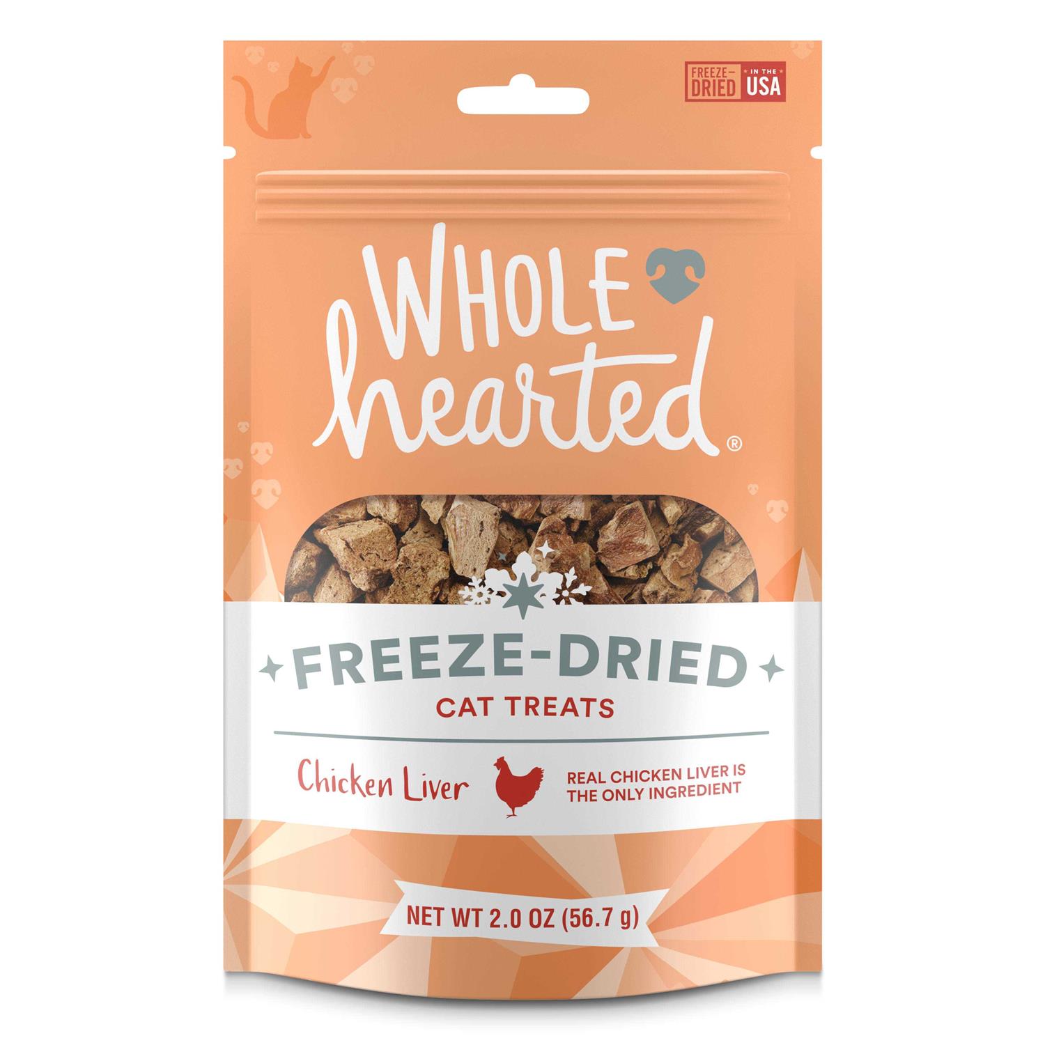 Alternative view of WholeHearted Chicken Liver Freeze-Dried Cat Treats