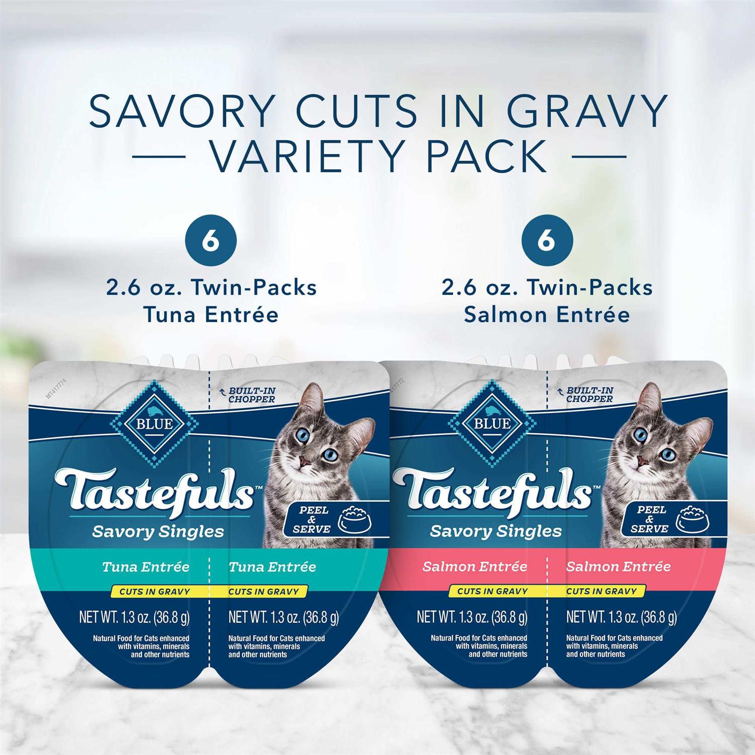 Alternative view of Blue Buffalo Tastefuls Savory Singles Wet Cat Food