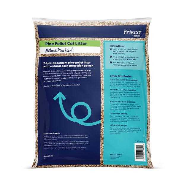 Alternative view of Frisco Pine Pellet Unscented Non-Clumping Wood Cat Litter