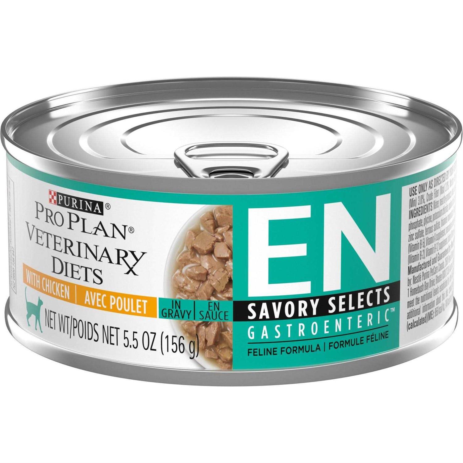 Purina Pro Plan Veterinary Diets EN Savory Selects Chicken Feline Formula