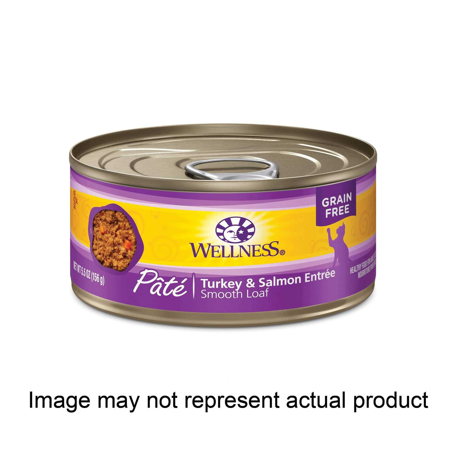 Alternative view of Wellness Complete Health Turkey & Salmon Pate Canned Cat Food 12.5 oz
