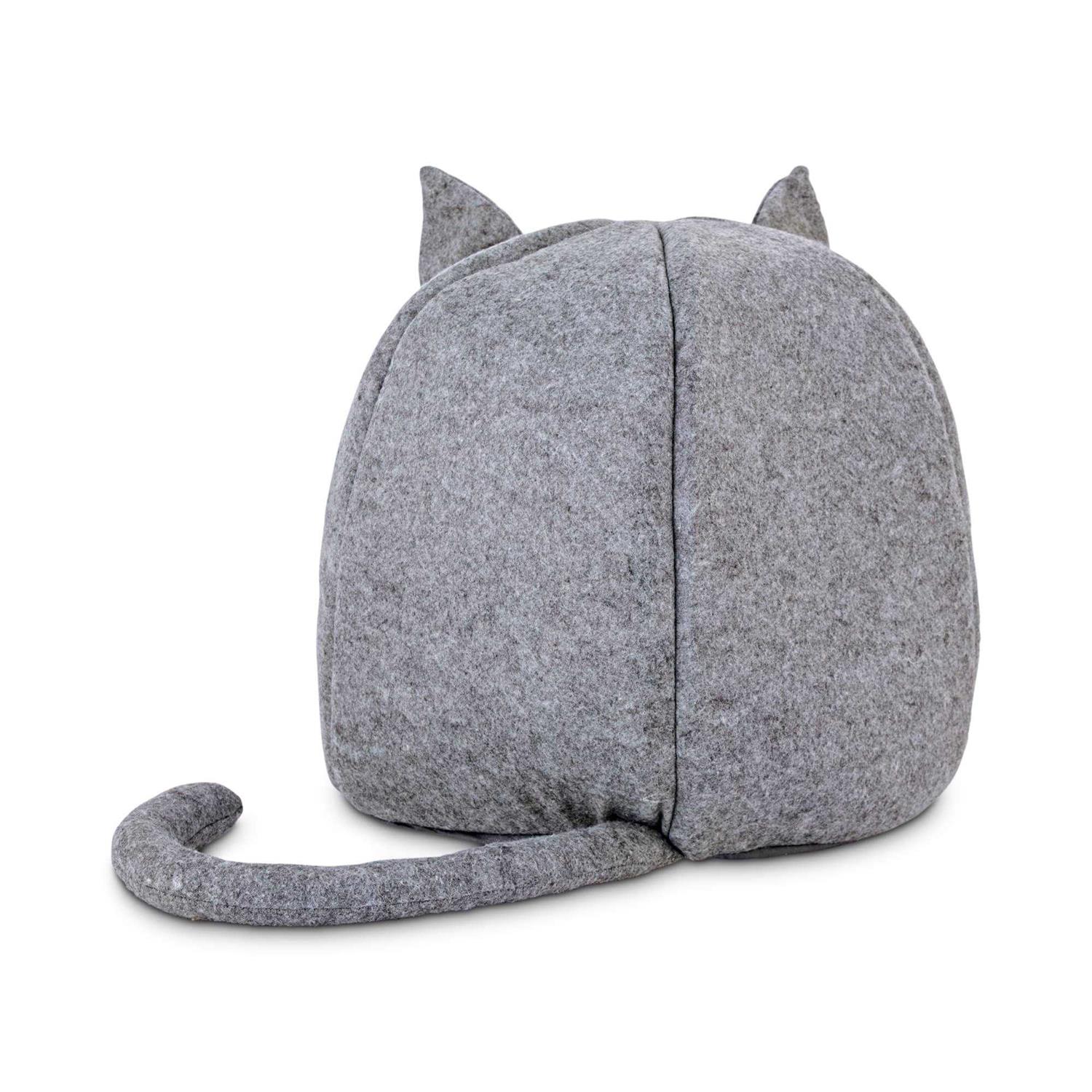 Alternative view of EveryYay Snooze Fest Fellow Feline Hooded Igloo Cat Bed