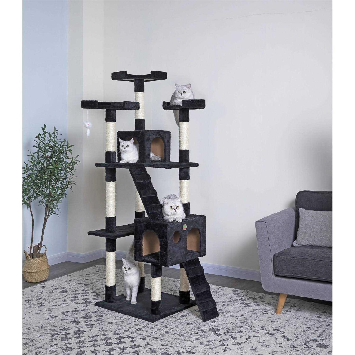 Go Pet Club 72 in. Cat Tree Condo Furniture