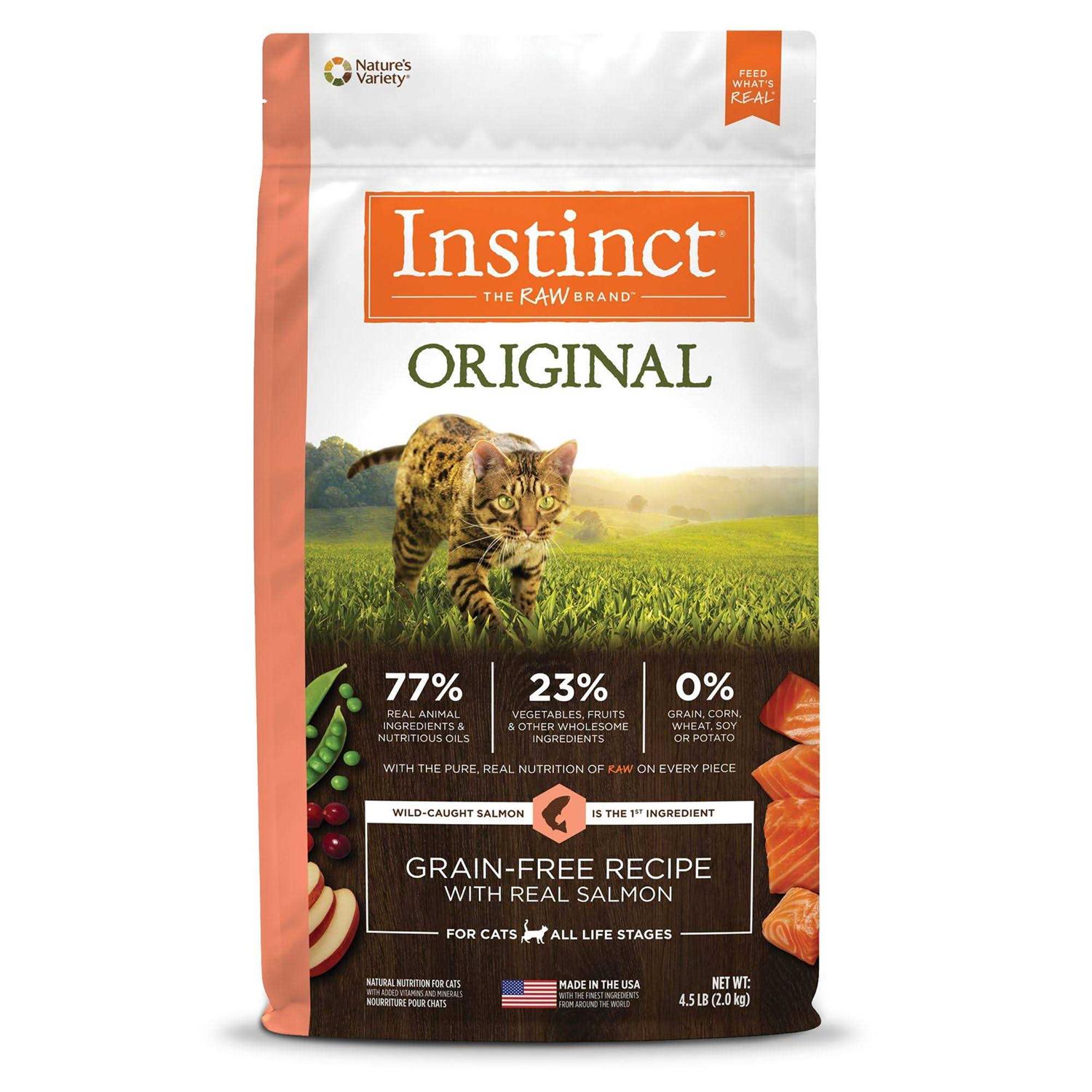 Instinct Original Grain Free Recipe with Real Salmon Natural Dry Cat Food