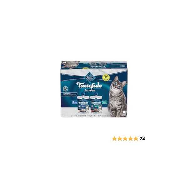 Alternative view of Blue Buffalo Tastefuls Adult Cat Natural Purées Variety Pack