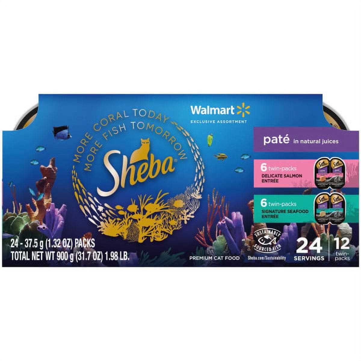Sheba Perfect Portions Salmon Entrees