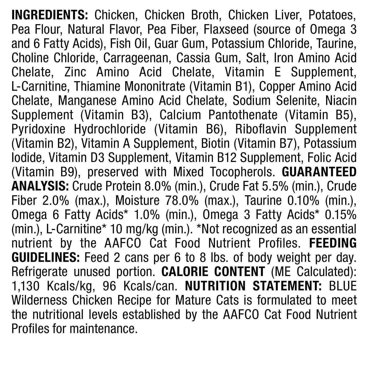 Alternative view of Blue Buffalo Wilderness High Protein Grain Free Wet Cat Food