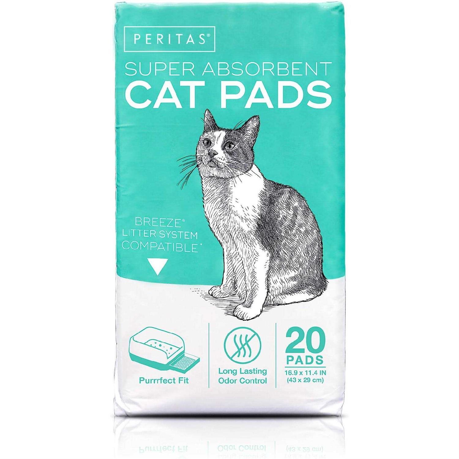 20ct Paw Inspired Cat Pads Generic Refills for Tidy Cats Breeze Cat Litter Box Pads System