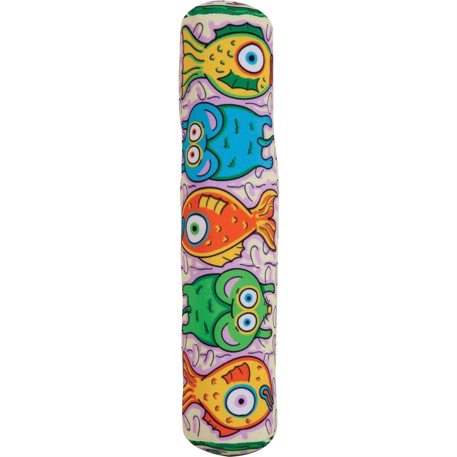 Fat Cat Kitty Kickz Gold Fish Roll Cat Toy