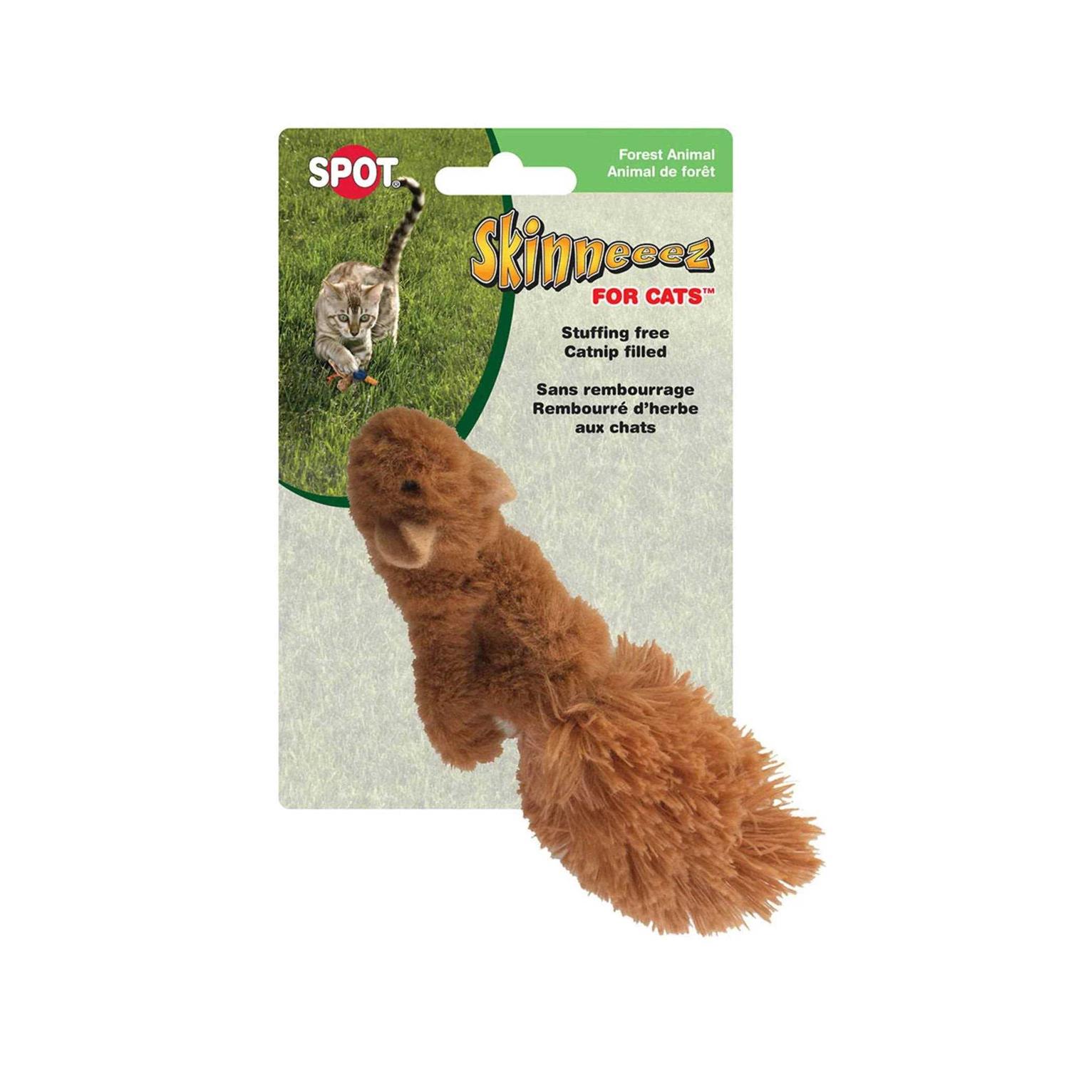Spot Skinneeez Plush Forest Cat Toy
