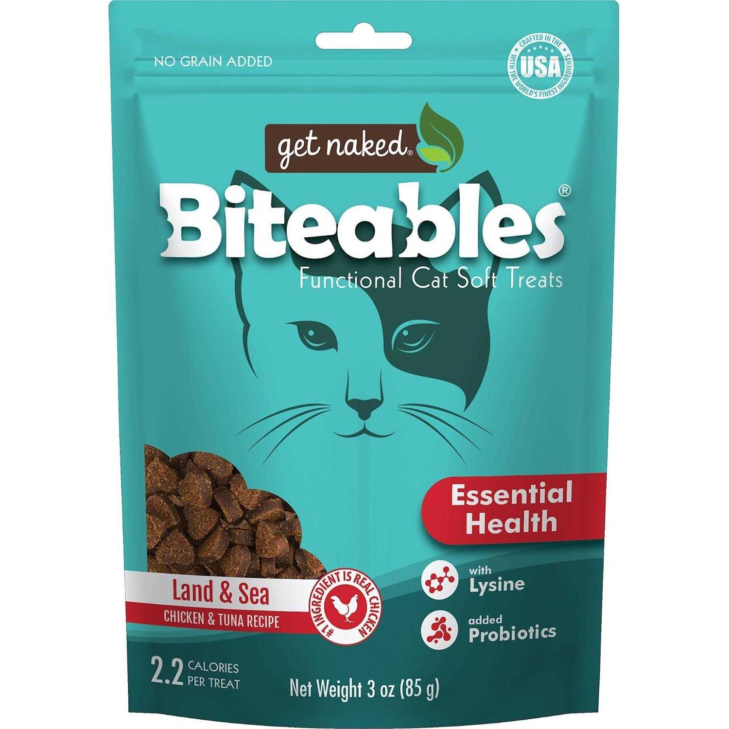 Get Naked Health Biteables Soft Cat Treats Flavor