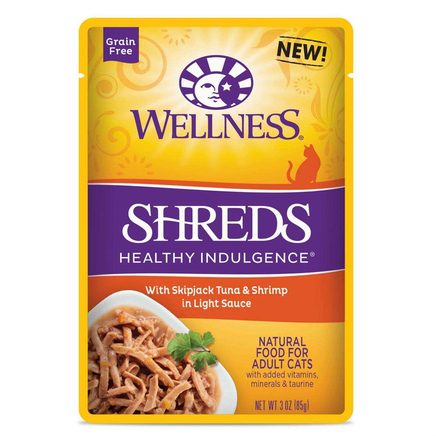 Wellness Healthy Indulgence Shreds Grain Free Wet Cat Food