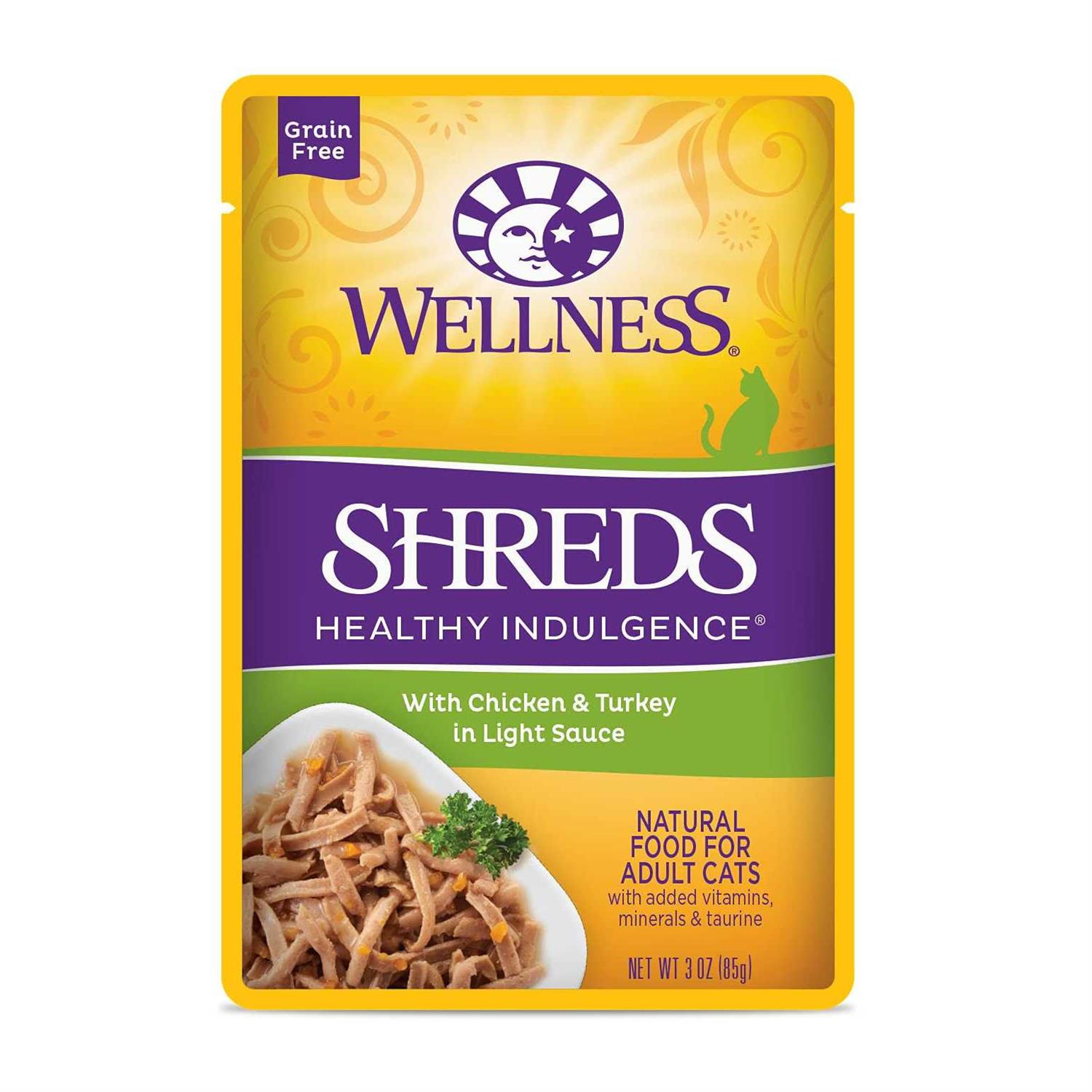 Wellness Healthy Indulgence Shreds Grain Free Wet Cat Food