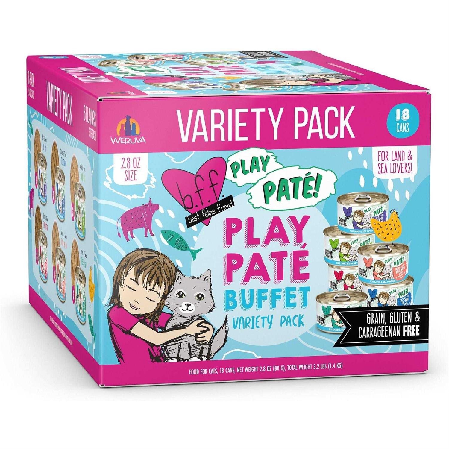 Weruva B.F.F. PLAY Best Feline Friend Paté Lovers